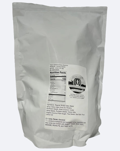 Pete's Extraordinary Granola With Lemon Cacao