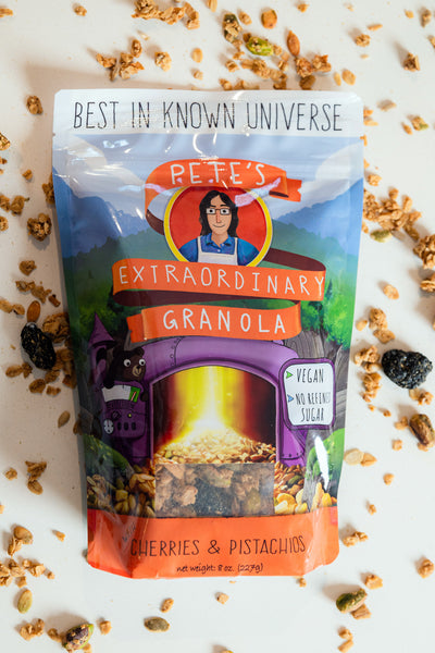 Pete's Extraordinary Granola with Cherries and Pistachios