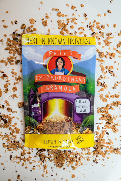 Pete's Extraordinary Granola With Lemon Cacao